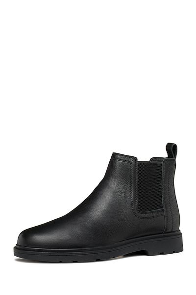 Geox Men's Black Spherica Ec1 Leather Chelsea Boots U36D1C00046C9997