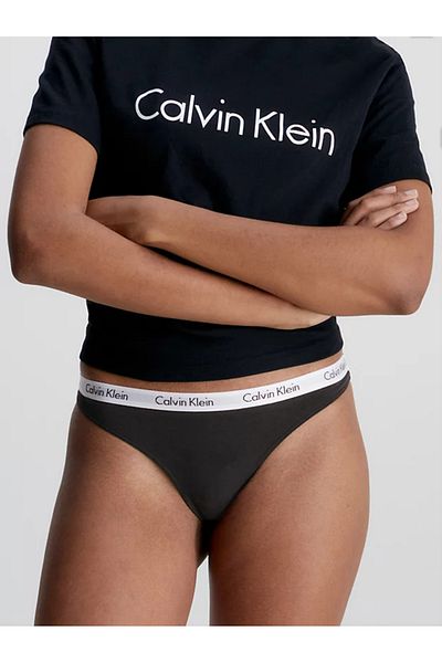 Calvin Klein Női Calvin Klein aláírt derékpánt fekete bugyi 000QD3587E WZB