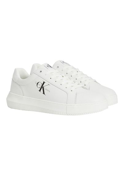 Calvin Klein Men's White Men's Sports Shoes Ym0ym00681ybr-white