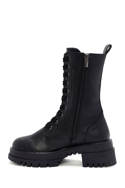 Derimod Women's Black Boots - Zippered, 24Wfe 253718