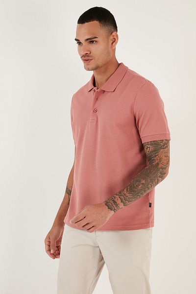 Buratti Men's Polo Neck t Shirt - 100% Cotton, Regular Fit, Buttoned 5902127
