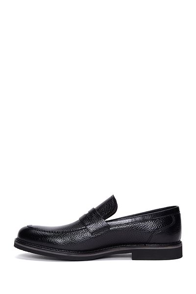 Derimod Black Leather Men's Loafer - Casual, 24wfd6001ft