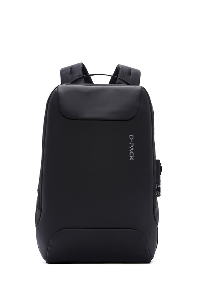 Derimod D-Pack Men's Black Technological Hardcase Backpack 23Sbd3011Hc