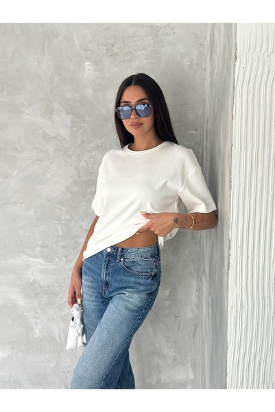 Femira Magaza Oversize Short Sleeve Modal Women's T-Shirt