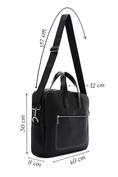 Derimod Men's Black Briefcase 22Sbd3507Ft