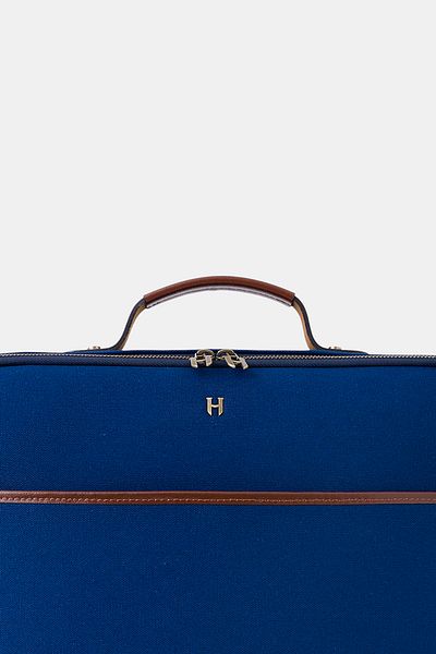 HELMBROOK Boris Genuine Leather Men's 15.6" Single Compartment Laptop Bag