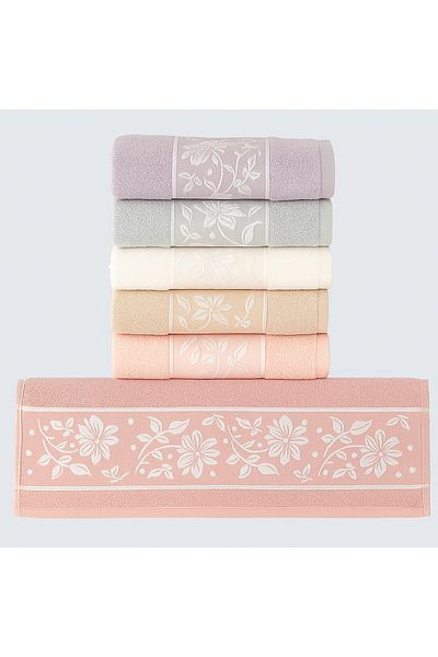 EMİLLİE Meli̇sa 6 Pieces Economic Hand Towels (45X85Cm)