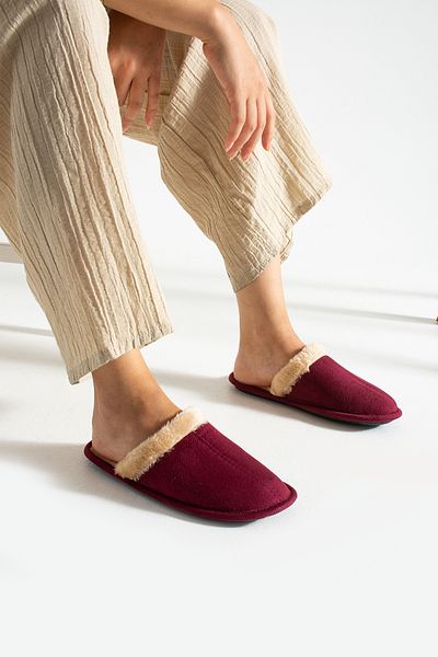 Special Action Men's and Women's Home Slippers - Winter Dowry Slippers with Fur Inside, Light Sole, Noiseless (Narrow Fit)