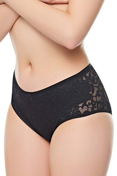 Belinay 0251 Chiloți cu dantelă neagră XL