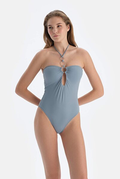 Dagi Mint Yeşili Straplez Mayo