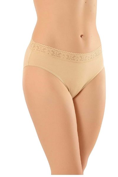 Belinay 6 Pieces 04 Women's Modal Waist Lace Panties Skin XL