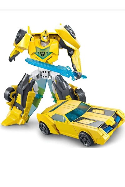 KİNKU Transformers Tarzında Optimus Prime Bumblebee Grimlock Dönüşen Robot Araba