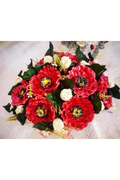 morlalem m 7,6cm Çiçek Gelincik Çiçeği Silikon Kalıp K-076, Kokulu Taş Sabun ...