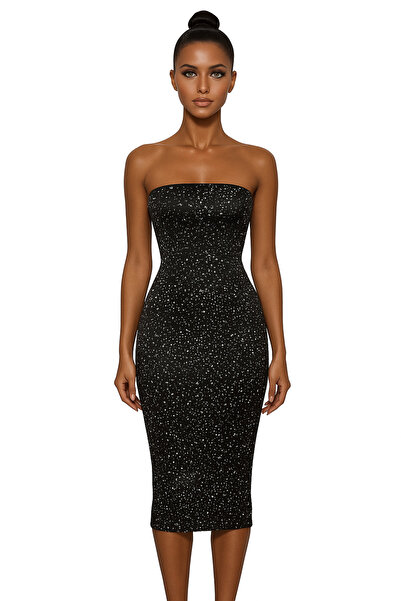 Butik şık davet elbisesi