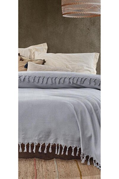 Genel Markalar Çift Kişilik Pike&pike Takımı,yatak Örtüsü Çizgi Desenli 200x230 Cm