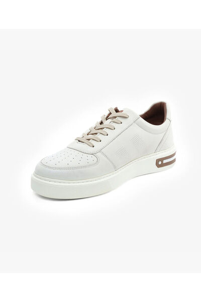Greyder Bej Hakiki Deri Sneaker Ayakkabı 5Y1SA14810