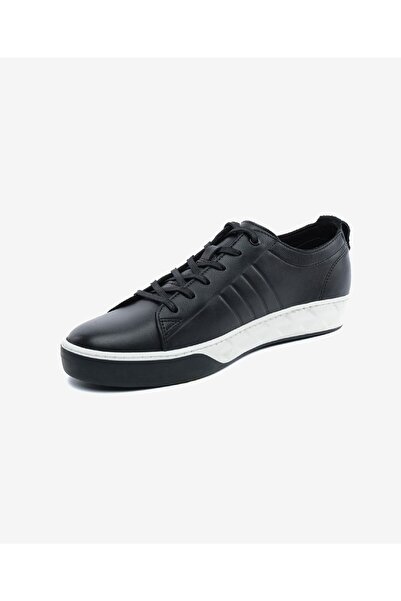 Greyder Erkek Siyah Hakiki Deri Sneaker Ayakkabı 5Y1SA13292L