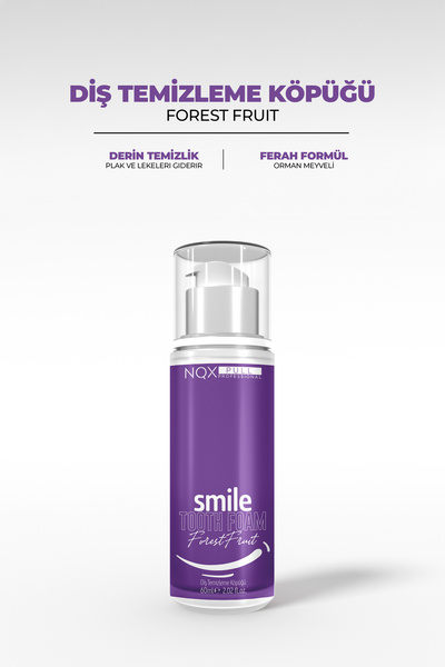 NQX PULL Natural Fluoride-Free Toothpaste - Instant Whitening Effect, Full Protection Mint-Forest Fruit