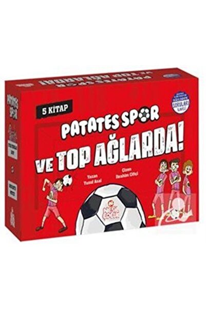 Nesil Çocuk Yayınları Patatesspor and Ball in Nets (5 Books+Question Booklet)