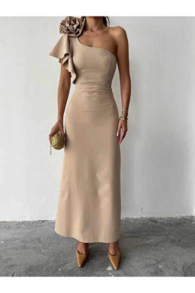 Diemmood Women's One-Sleeve Dress