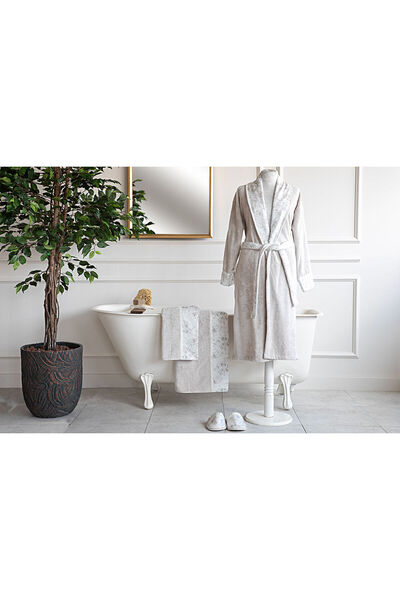 Pupilla Collection Lion Bathrobe Set 4 Pcs. Beige