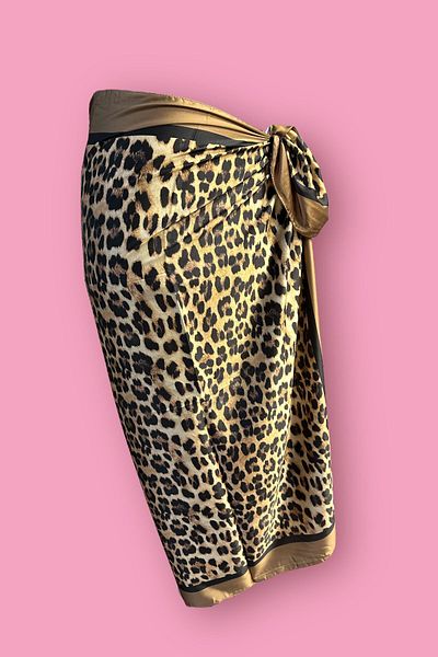 BAHELS Leopard Patterned Special Design Pareo - 95*145 Cm