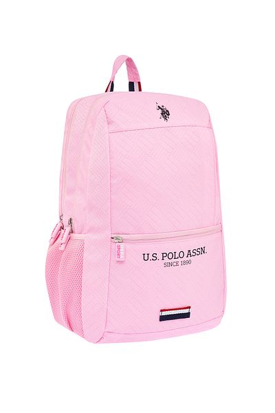 U.S. Polo Assn. Us Polo Assn 24328'2 School Backpack with Pen Case Student Daily Pink
