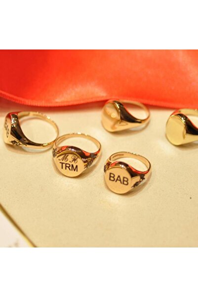 ByGoldenHouse Şövalye Serçe Parmak Yüzük