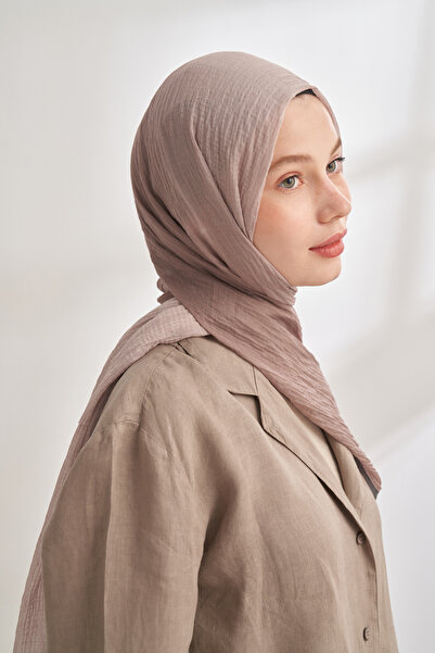 ARMANDA Muslin Tie-Dye Shal - Mink-Stone