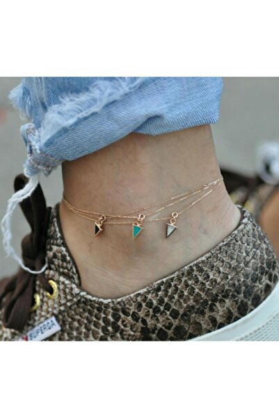 ByGoldenHouse Üçgen Mine Halhal