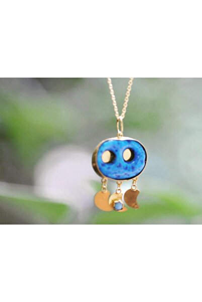 ByGoldenHouse Suryani Mardin Göz Kolye