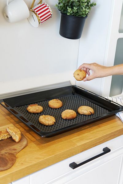 EVLE Pyramid Silicone Baking Mat, Platinum Silicone, 27 X 38 Cm, Gray