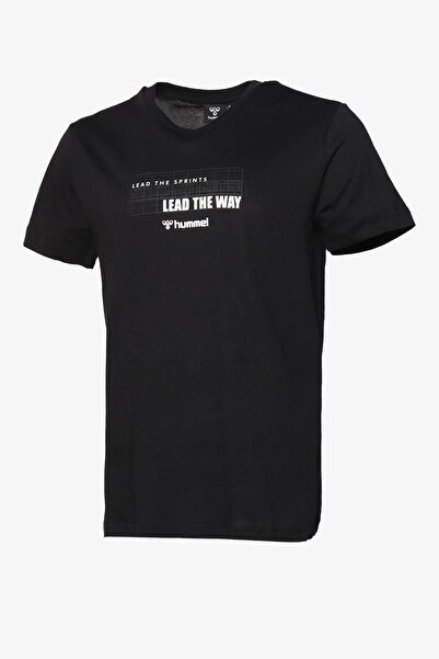 hummel Ανδρικό μαύρο μπλουζάκι Hmlatlas SS - 911712-2001
