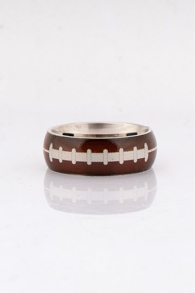 UKHWD SUPPLY 316L Steel Rugby Men's Ring
