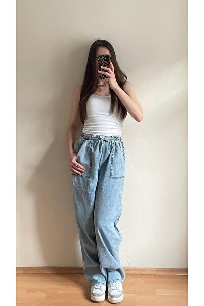 pass&pass 4120 ТОНКИЙ ДЖИНСИ СЛАШ ПАЛАЦЦО ЗРУЧНИЙ КРОЙ