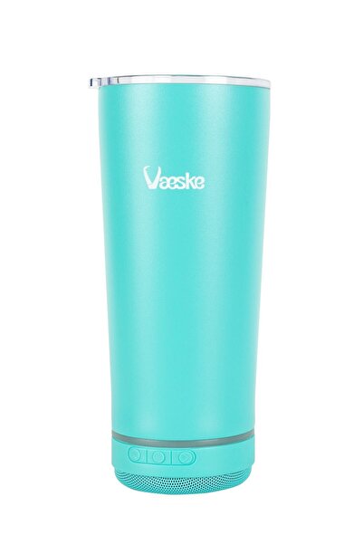 VAESKE BLUETOOTH HOPARLÖRLÜ 500ML PASLANMAZ ÇELİK TERMOS TURKUAZ