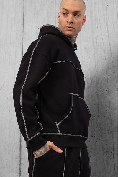 Plus Eighteen Men's Hoodie - Reverse Stitch, Us3997Sy