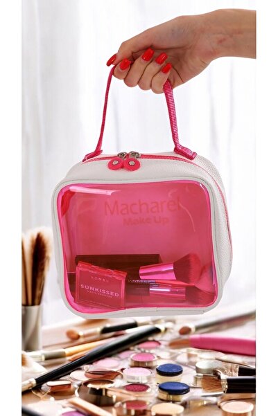 truvalıhelen kadın genç makyaj çantası renkli şeffaf