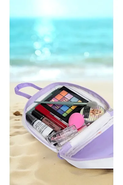 truvalıhelen Beach Bag Plastic Transparent Zippered