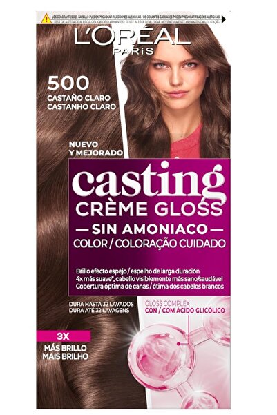 L'Oreal Paris Casting Creme Gloss #500-castaño Claro L'Oréal Paris 180 ml