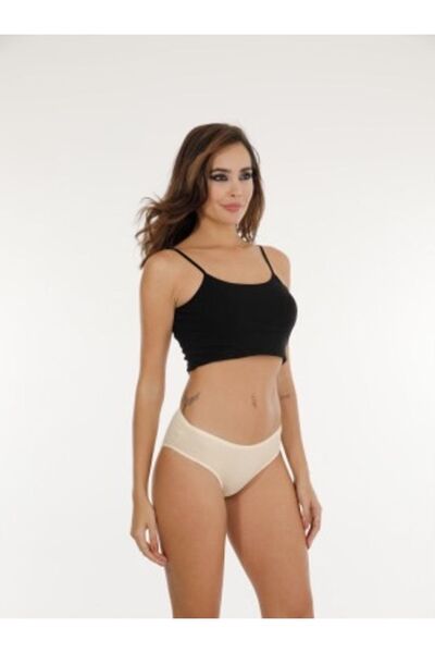 DONLİZZA Solid Color Cotton Women's Panties 5 Pieces
