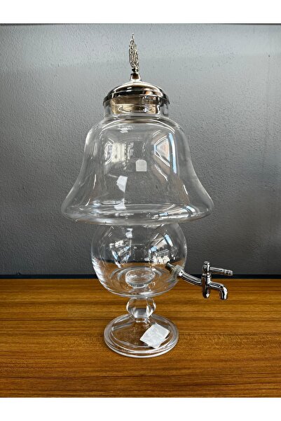 Loop Kördüğüm Lüks Musluklu Cam Lohusa Şerbetlik Damacana Sebil 5 lt