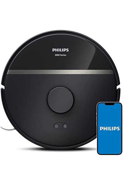 Philips HomeRun Halıları algılar Ultra yüksek emiş gücü 3000 Serisi Yeni Aqua...