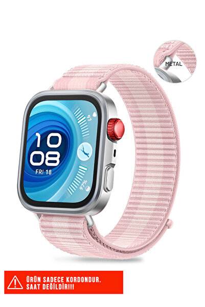 Nezih Case Huawei Fit 4 Pro / Fit 4 / Fit 3 Uyumlu Hasır Örgü Spor Cırtlı Nay...