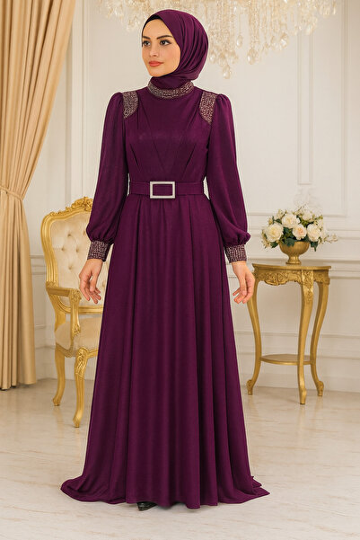 mihratesettür Tesettür simli abiye