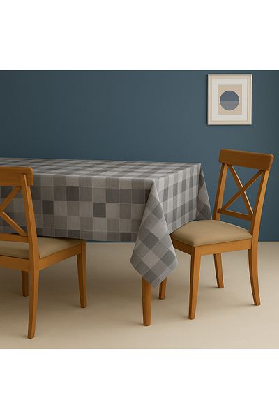EvRossa Modern Patterned Pvc Fiber Table Cloth – Wipeable, Durable