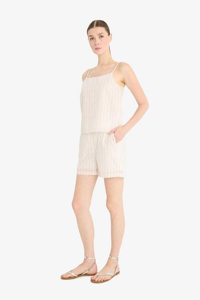 DeFacto New Season High Waist Pocket Straight Leg Shorts
