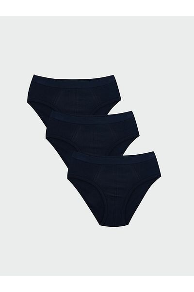 LC Waikiki New Season Standard Fit Cotton Flexible Men's Slip Panties 3-Piece - S41821Z8
