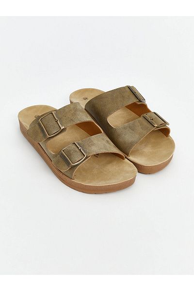 LC Waikiki New Season Double Striped Men's Slippers - S5Hp71Z8