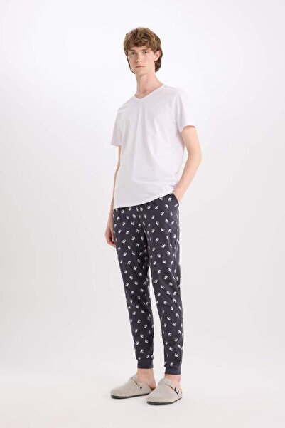 DeFacto Regular Fit Desenli Cepli Pijama Altı E0497AX25SP
